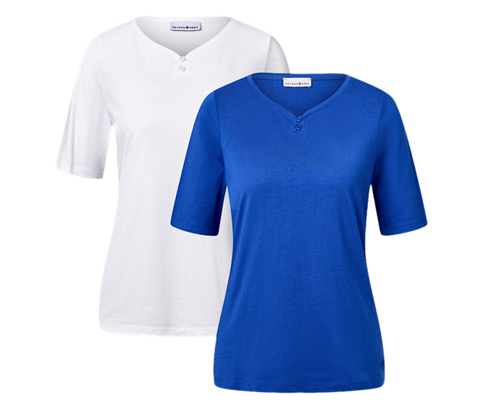 Doppelpack Shirts mit Logo