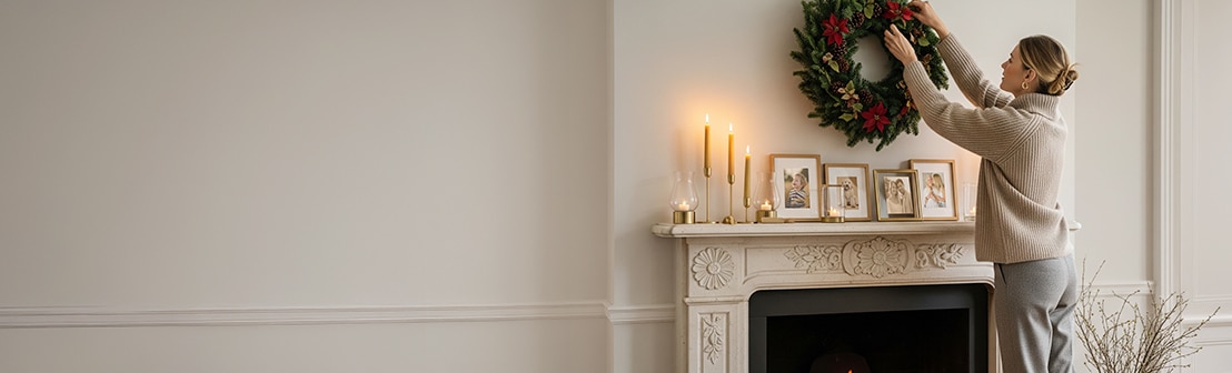 Klassisch dekorieren zu Weihnachten