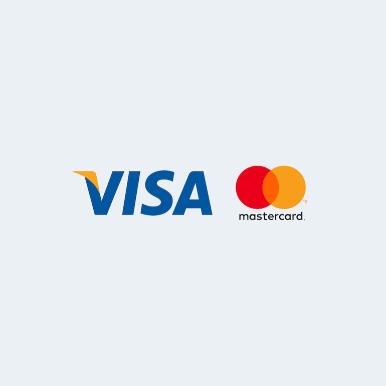 Bezahlen mit VISA oder Mastercard
