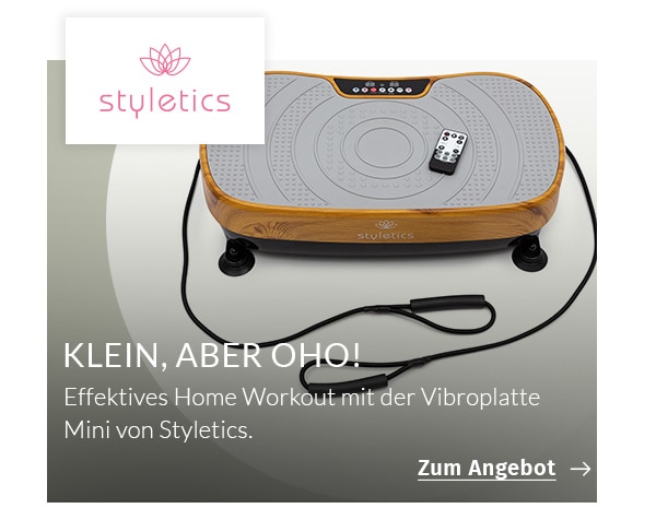 Styletics Vibrationsplatte Mini