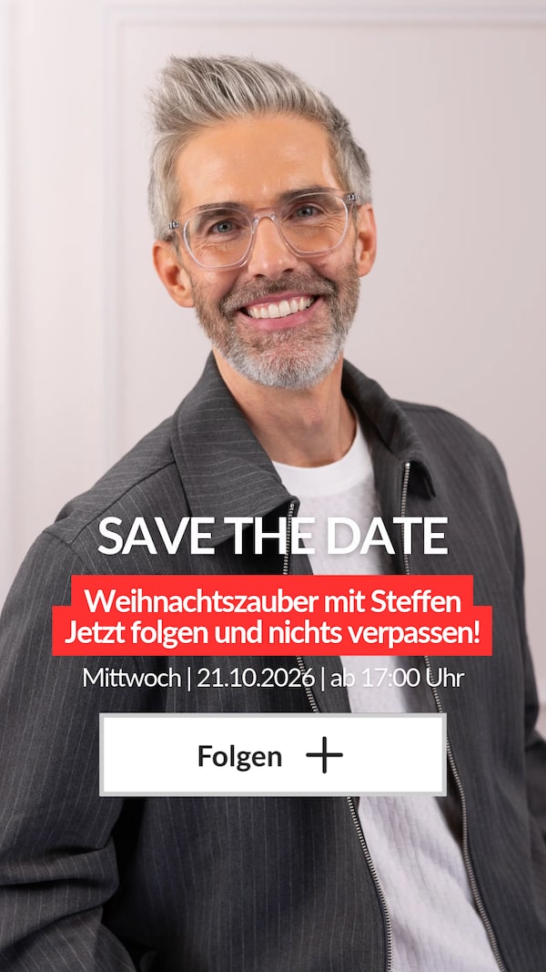 Ganz&nbsp;einfach&nbsp;➕&nbsp;Folgen&nbsp;&&nbsp;dabei&nbsp;sein!&nbsp;⭐️<br/>✨&nbsp;Freut&nbsp;euch&nbsp;auf&nbsp;die&nbsp;Festliche&nbsp;Deko-Vorfreude&nbsp;✨<br/>SAVE&nbsp;THE&nbsp;DATE&nbsp;|&nbsp;21.10.2026&nbsp;ab&nbsp;17:00&nbsp;Uhr