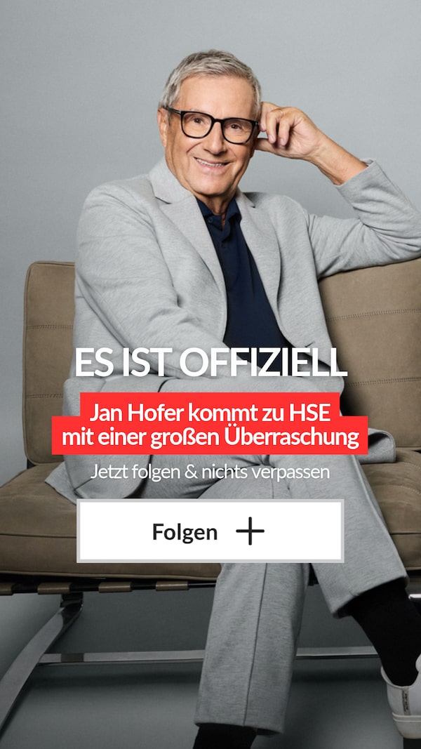 Direkt ➕ folgen und bei der großen Premiere dabei sein! 🎉 <br/>Wir dürfen einen neuen Creator in unserer HSE-Familie begrüßen.<br/>Herzlich Willkommen, Jan Hofer! 😊<br/><br/>Nur noch eine kurze Zeit bis zur großen Überraschung<br/>Jetzt folgen und nichts verpassen!