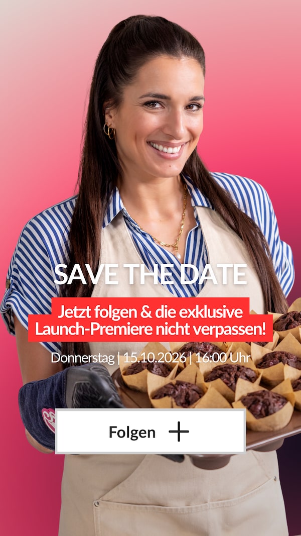 ➕&nbsp;Schnell&nbsp;noch&nbsp;folgen&nbsp;&&nbsp;&nbsp;dabei&nbsp;sein!&nbsp;🧁<br/>🎉&nbsp;Happy&nbsp;Shopping&nbsp;Exklusiv-Launch&nbsp;🎉<br/>Donnerstag&nbsp;|&nbsp;15.10.&nbsp;ab&nbsp;16:00&nbsp;Uhr