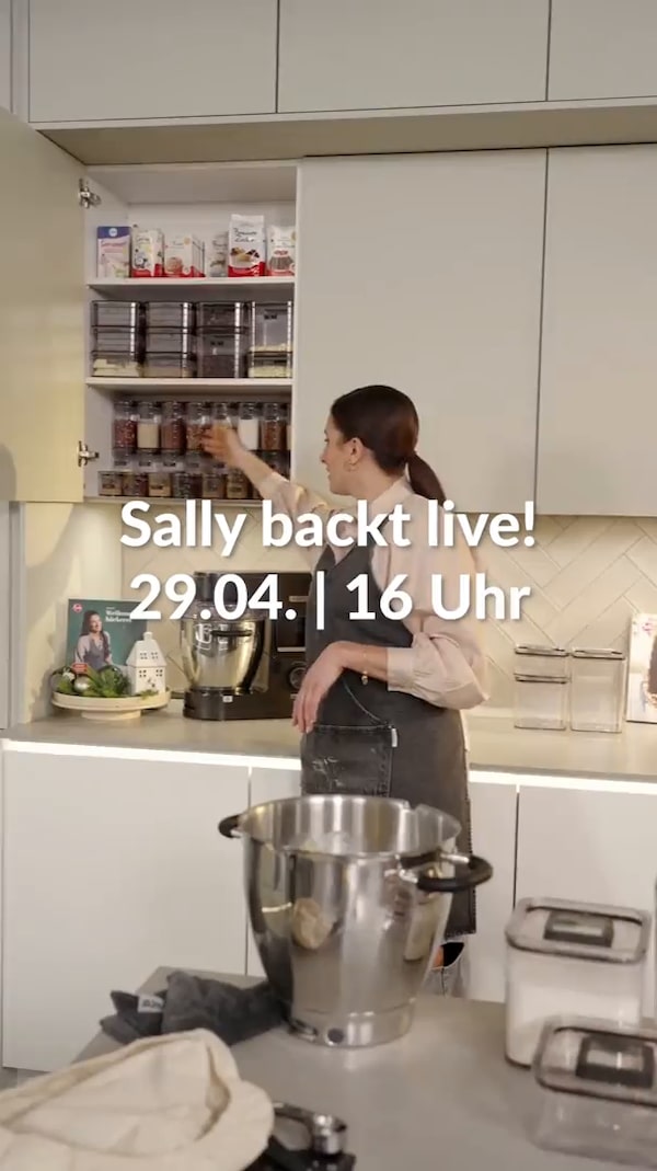 Back‑Inspirationen&nbsp;zum&nbsp;Muttertag!&nbsp;Heute,&nbsp;29.04.,&nbsp;um&nbsp;16:00&nbsp;Uhr&nbsp;—&nbsp;seid&nbsp;live&nbsp;dabei&nbsp;für&nbsp;Sallys&nbsp;kreative&nbsp;Backsession.&nbsp;🧁🌷<br/><br/>✨&nbsp;Folgen&nbsp;&&nbsp;immer&nbsp;live&nbsp;dabei&nbsp;sein!<br/>(einfach&nbsp;auf&nbsp;den&nbsp;Button&nbsp;➕&nbsp;neben&nbsp;meinem&nbsp;Profilbild&nbsp;klicken)&nbsp;🎉