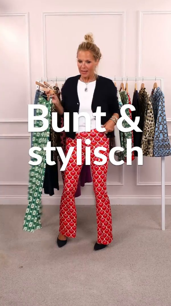 Bunt,&nbsp;bequem&nbsp;&&nbsp;einfach&nbsp;ein&nbsp;Hingucker.&nbsp;✨&nbsp;Jetzt&nbsp;deine&nbsp;neue&nbsp;Lieblingshose&nbsp;shoppen!<br/><br/>Folge&nbsp;mir,&nbsp;und&nbsp;nichts&nbsp;weiteres&nbsp;zu&nbsp;verpassen!&nbsp;&nbsp;&nbsp;:)