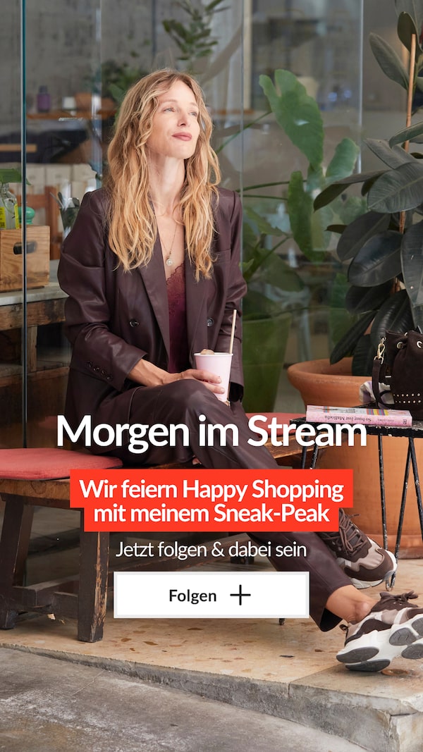 Jetzt&nbsp;folgen&nbsp;und&nbsp;den➕-Button&nbsp;neben&nbsp;dem&nbsp;Profilbild&nbsp;klicken&nbsp;🎉<br/>Ab&nbsp;morgen&nbsp;feiern&nbsp;wir&nbsp;Happy&nbsp;Shopping&nbsp;♥️✨<br/>SNEAK-PEAK&nbsp;|&nbsp;01.10.&nbsp;ab&nbsp;17:00&nbsp;Uhr