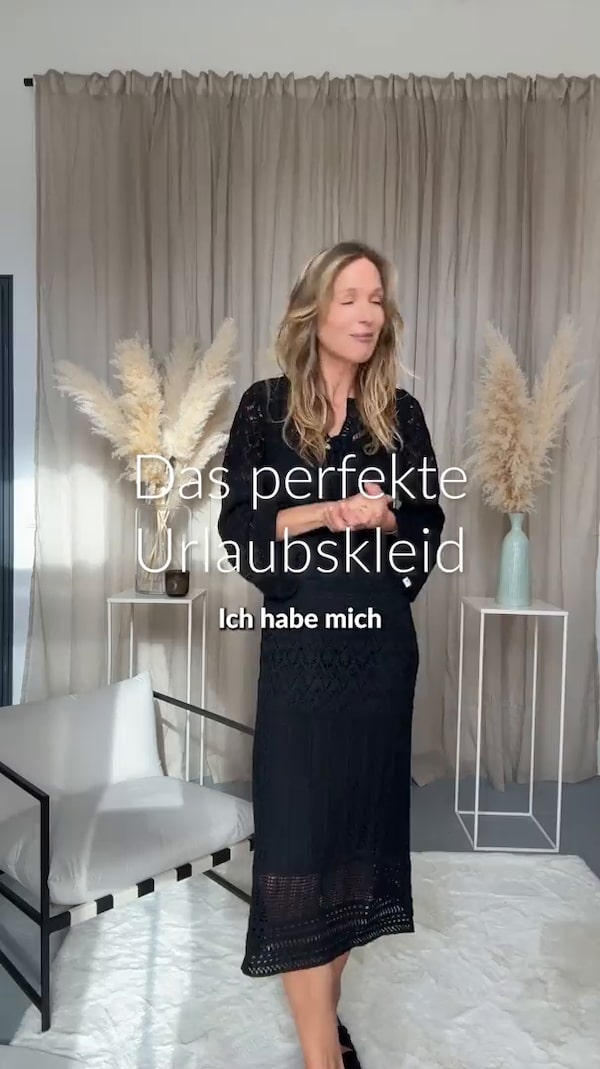 Ajour-Strickkleid&nbsp;mit&nbsp;Unterkleid:&nbsp;filigranes&nbsp;Ajourmuster&nbsp;für&nbsp;luftige&nbsp;Leichtigkeit,&nbsp;Trompetenärmel&nbsp;mit&nbsp;ausgestelltem&nbsp;Saum&nbsp;und&nbsp;femininer&nbsp;Rundhals‑V‑Aussparung&nbsp;mit&nbsp;dekorativem&nbsp;Bindedetail.🌟<br/><br/>Perfekt&nbsp;für&nbsp;Sonntagsbrunch&nbsp;bis&nbsp;Abendveranstaltung&nbsp;—&nbsp;ein&nbsp;Kleid,&nbsp;das&nbsp;jedem&nbsp;Auftritt&nbsp;besonderen&nbsp;Charme&nbsp;verleiht.&nbsp;✨👗<br/><br/>✨&nbsp;Folgen&nbsp;&&nbsp;immer&nbsp;live&nbsp;dabei&nbsp;sein!<br/>(einfach&nbsp;auf&nbsp;den&nbsp;Button&nbsp;➕&nbsp;neben&nbsp;meinem&nbsp;Profilbild&nbsp;klicken)&nbsp;🎉