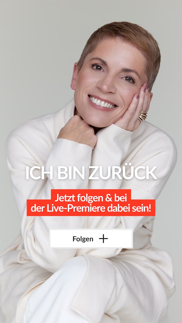 Einfach auf den ➕-Button neben dem Profilbild klicken 🎉<br/>Ich freu mich, euch bei der Live-Premiere zu sehen! ♥️✨