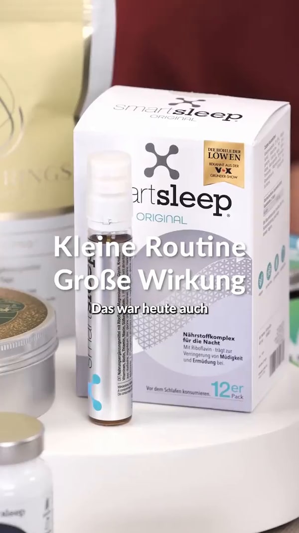 Deine&nbsp;Abendroutine&nbsp;für&nbsp;besseren&nbsp;Schlaf:&nbsp;Magnesium,&nbsp;Zink,&nbsp;B-Vitamine&nbsp;und&nbsp;L-Glycin&nbsp;begleiten&nbsp;dich&nbsp;dabei,&nbsp;zur&nbsp;Ruhe&nbsp;zu&nbsp;kommen&nbsp;und&nbsp;entspannt&nbsp;einzuschlafen.✨