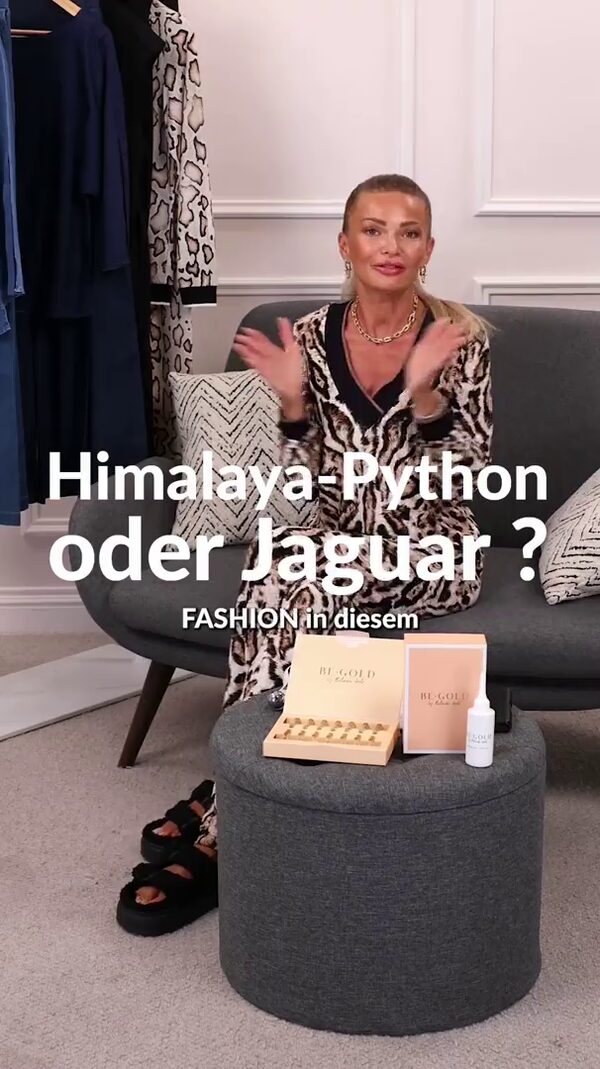 Entscheide&nbsp;dich&nbsp;zwischen&nbsp;Himalaya-Phyton&nbsp;oder&nbsp;Jaguar&nbsp;!&nbsp;Shirt&nbsp;und/oder&nbsp;Hose,&nbsp;ich&nbsp;zeige&nbsp;es&nbsp;dir&nbsp;kurz,&nbsp;klick&nbsp;doch&nbsp;in&nbsp;mein&nbsp;Kurz-Video&nbsp;!