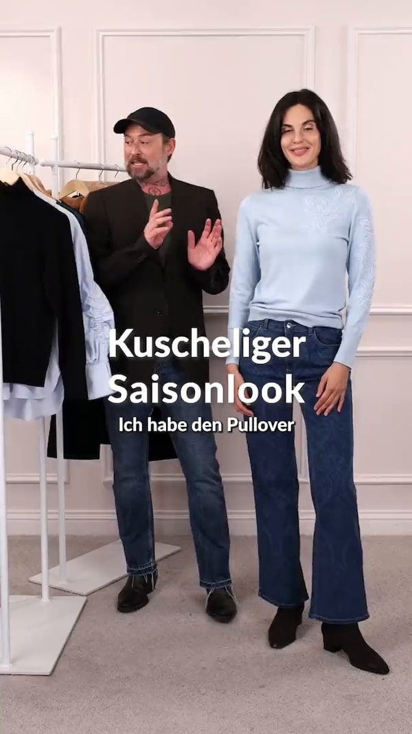 Kuschelig&nbsp;warm,&nbsp;feminin&nbsp;geschnitten&nbsp;und&nbsp;mit&nbsp;einer&nbsp;dezenten&nbsp;Stickerei&nbsp;an&nbsp;der&nbsp;Schulter.&nbsp;Dieser&nbsp;Rollkragenpullover&nbsp;bringt&nbsp;stilvolle&nbsp;Eleganz&nbsp;in&nbsp;deine&nbsp;Alltagslooks&nbsp;und&nbsp;hält&nbsp;dich&nbsp;dabei&nbsp;angenehm&nbsp;warm.&nbsp;✨