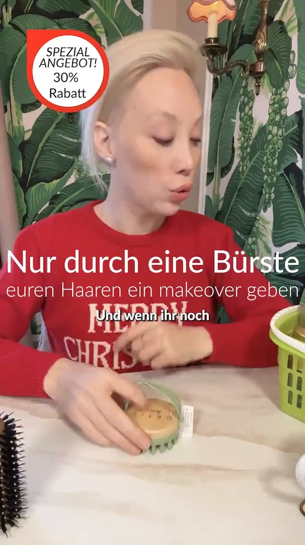 JETZT&nbsp;30%&nbsp;Sparen!!&nbsp;<br/>Scalp&nbsp;&&nbsp;Hair&nbsp;Coconut&nbsp;Round&nbsp;Brush&nbsp;–&nbsp;für&nbsp;glänzendes,&nbsp;gesundes&nbsp;Haar&nbsp;und&nbsp;eine&nbsp;entspannte&nbsp;Kopfhaut&nbsp;✨🌴<br/>Natürliche&nbsp;Kokosfasern,&nbsp;sanfte&nbsp;Massage,&nbsp;müheloses&nbsp;Styling&nbsp;–&nbsp;jeden&nbsp;Tag&nbsp;ein&nbsp;Fresh-Hair-Moment&nbsp;💆‍♀️💛<br/>Lass&nbsp;gerne&nbsp;ein&nbsp;Like&nbsp;da💕&nbsp;und&nbsp;klick&nbsp;auf&nbsp;den&nbsp;+&nbsp;Button&nbsp;neben&nbsp;deinem&nbsp;Profil,&nbsp;um&nbsp;nichts&nbsp;zu&nbsp;verpassen!