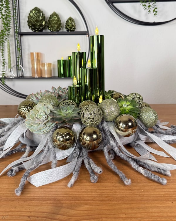 Festliche Tischdeko selbst gemacht