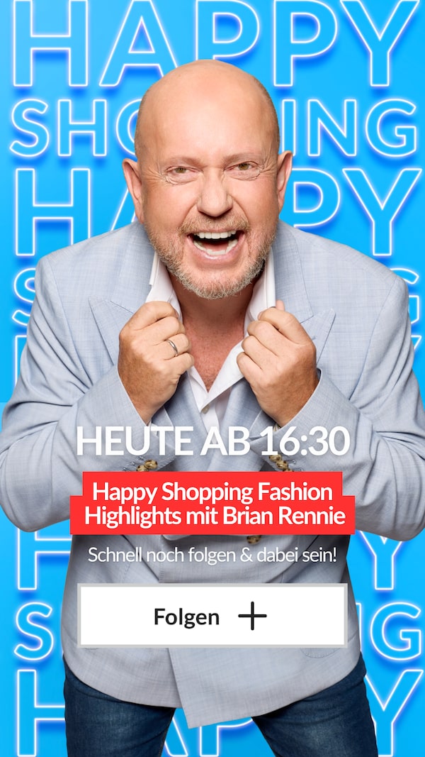 ➕&nbsp;Schnell&nbsp;noch&nbsp;folgen&nbsp;&&nbsp;dabei&nbsp;sein!&nbsp;💙<br/>Freut&nbsp;euch&nbsp;auf&nbsp;ganz&nbsp;besondere&nbsp;Fashion&nbsp;Highlight<br/>🎉&nbsp;Happy&nbsp;Shopping&nbsp;mit&nbsp;Brian&nbsp;Rennie&nbsp;🎉